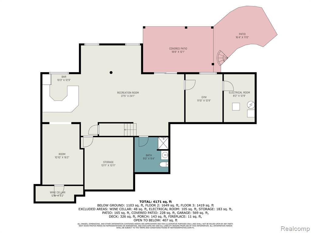 8925 Deerwood Road, Clarkston, MI 48348 — Photo 45