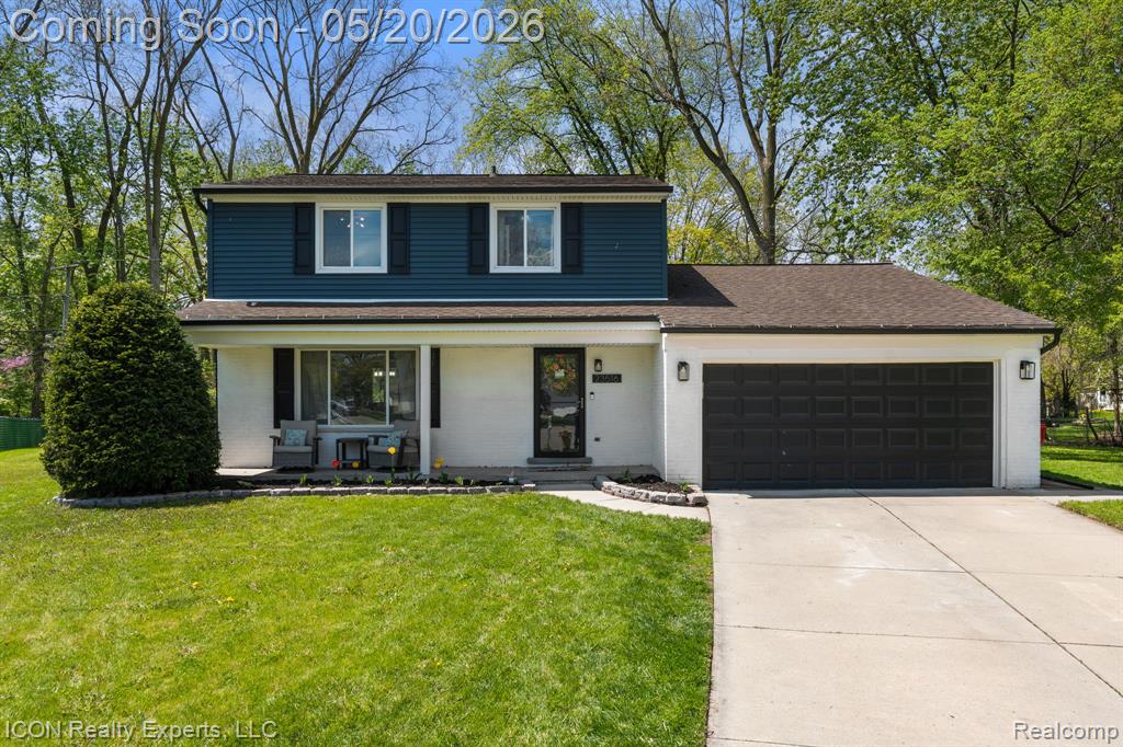 23516 Kim Drive, Clinton Twp, MI 48035 — front exterior