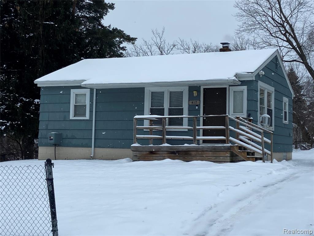 417 Cameron Avenue, Pontiac, MI 48342 — front exterior