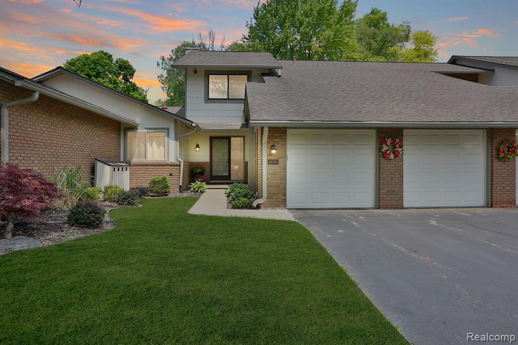 48080 COLONY FARM Circle, Plymouth, MI 48170 — front exterior