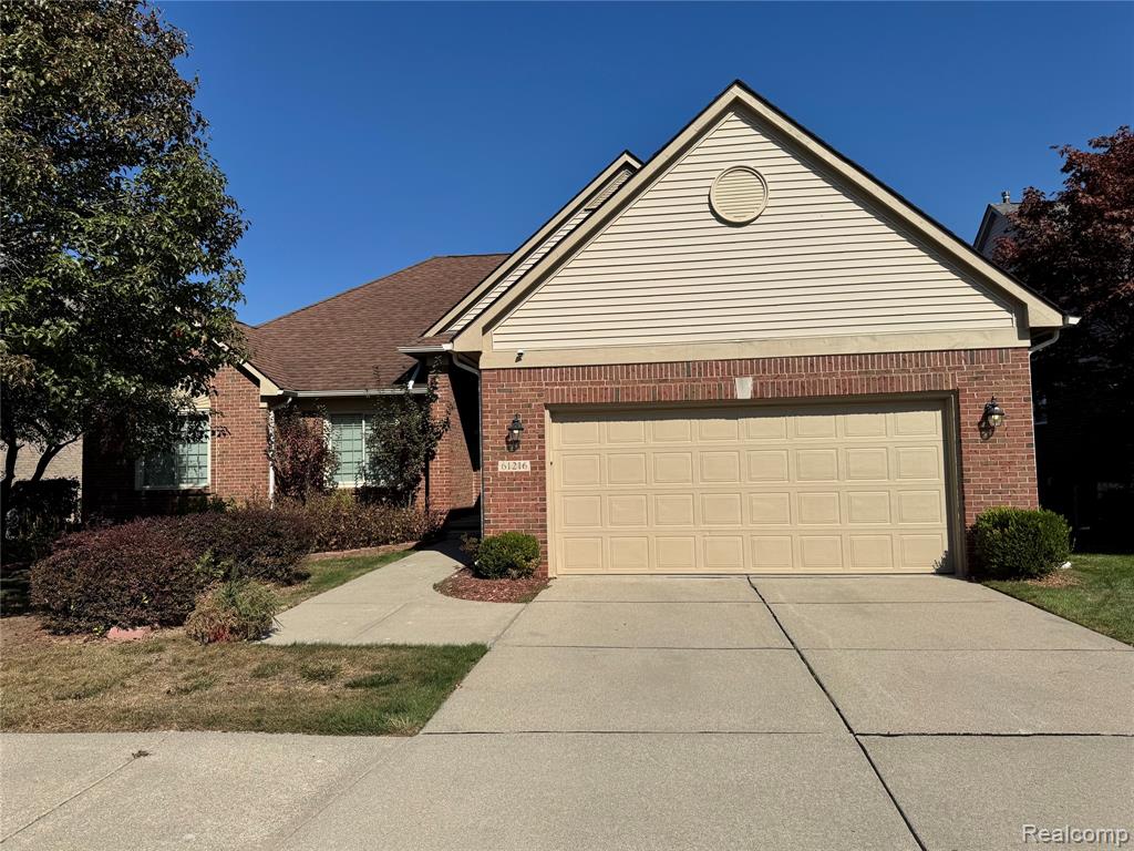 61216 Wedgewood Drive, Washington, MI — front exterior