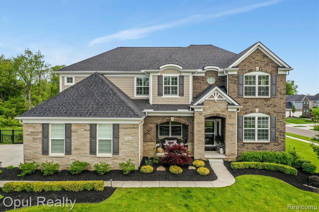 7484 HARDWOOD Circle, Canton, MI 48187 — front exterior