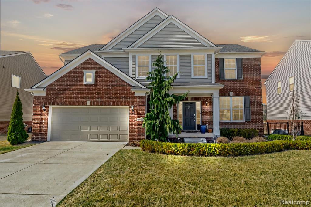 49473 CRANBROOK Drive, Macomb, MI 48044 — front exterior