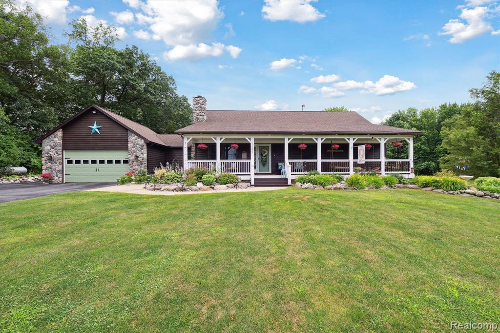 11247 Roberts Road, Stockbridge, MI 49285 — front exterior