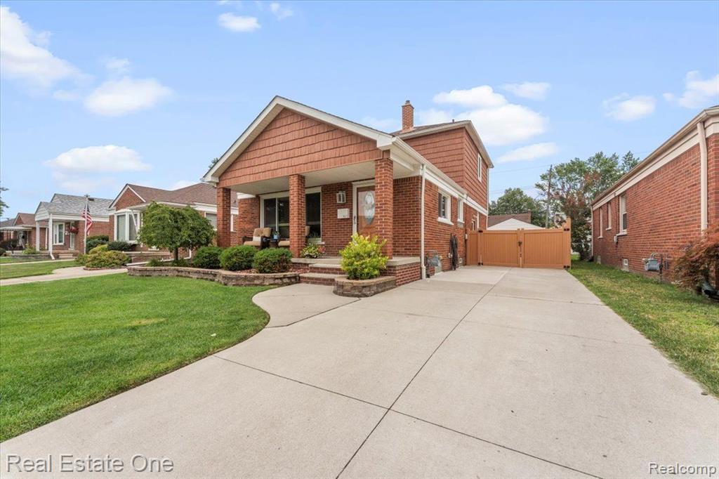 9671 STERLING Avenue, Allen Park, MI 48101 — front exterior