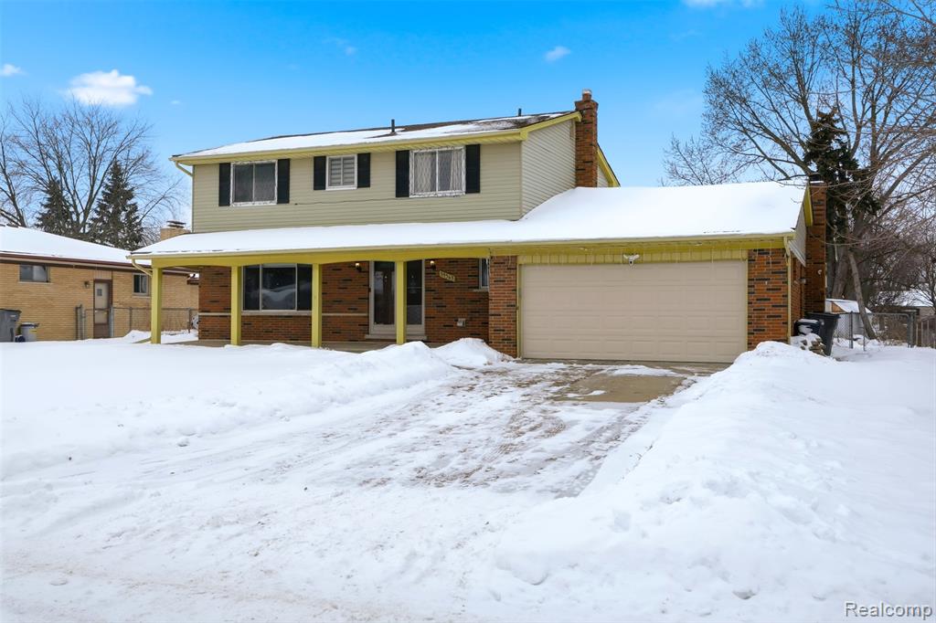 39563 Cadborough Drive, Clinton Twp, MI 48038 — front exterior