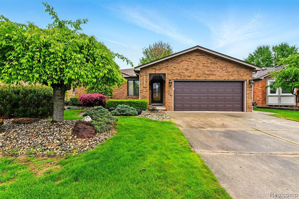 47296 SANBORN Drive, Macomb, MI 48044 — front exterior