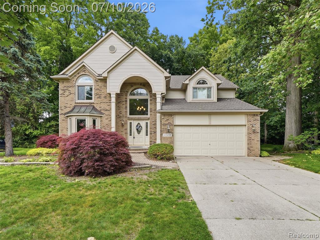 45698 Primrose Court, Plymouth, MI 48170 — front exterior