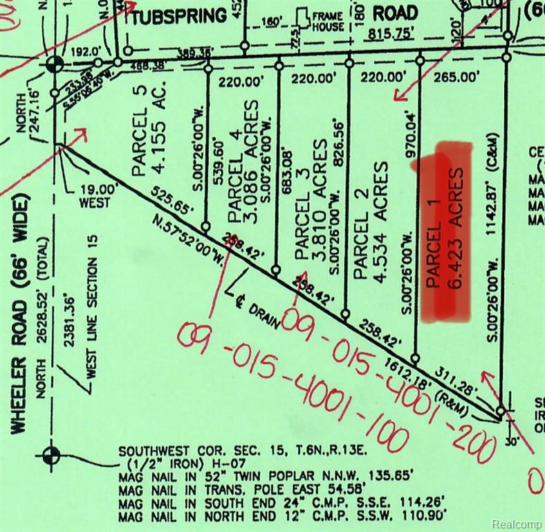 Parcel 1 Tubspring Road, Capac, MI 48002 — front exterior