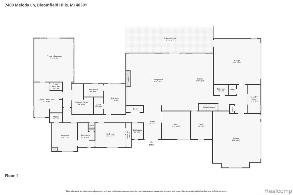 7400 Melody Lane, Bloomfield Hills, MI 48301 — Photo 47