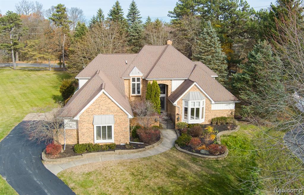 6351 Cherry Tree Court, Rochester Hills, MI 48306 — front exterior