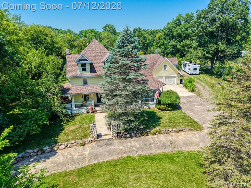 7500 Farley Road, Pinckney, MI 48169 — front exterior