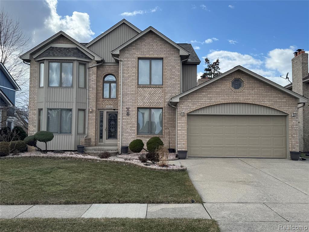 48583 Tilch Road, Macomb, MI 48044 — front exterior