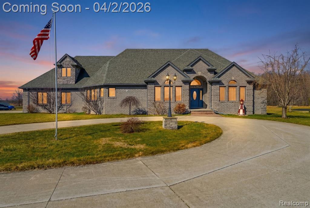 6874 Palms Road, Ira, MI — front exterior