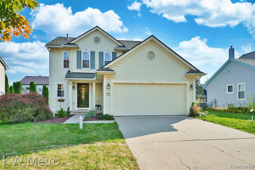 8590 BARRINGTON Drive, Ypsilanti, MI 48198 — front exterior