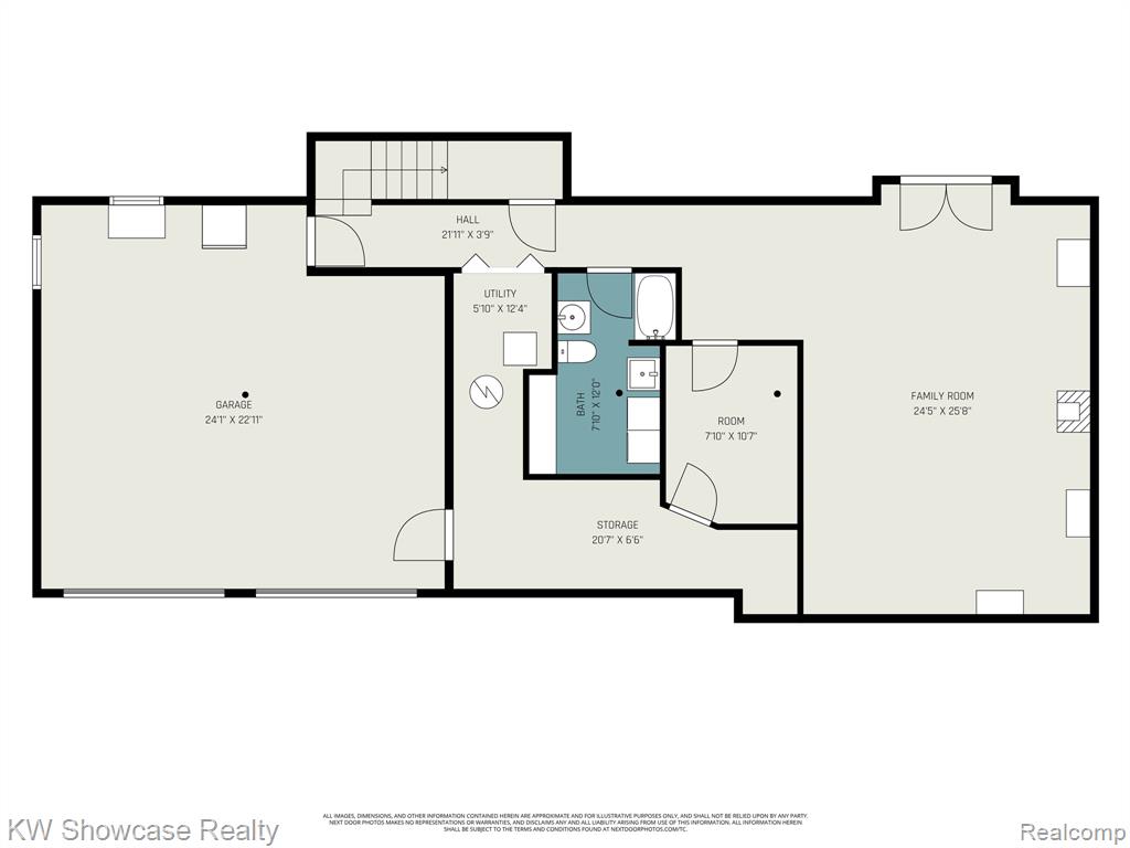 View of room layout