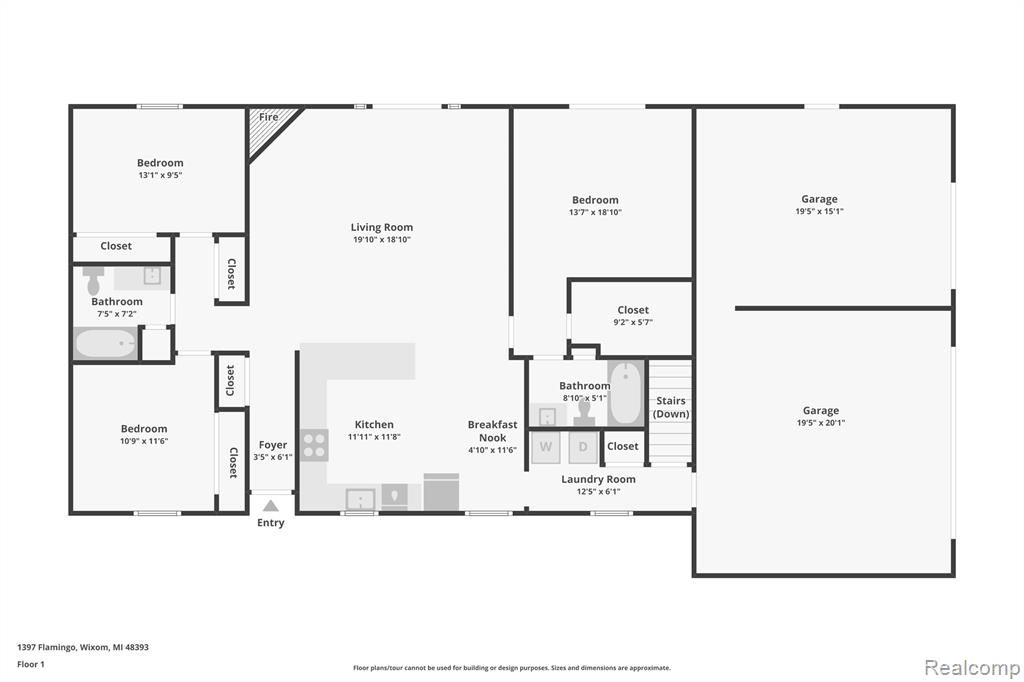 1397 Flamingo Street, Wixom, MI 48393 — Photo 42