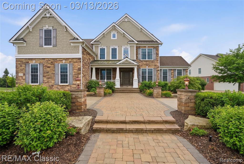 50735 Denali Court, Novi, MI — front exterior