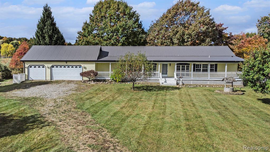 3025 N Lake Pleasant Road, Attica, MI 48412 — front exterior