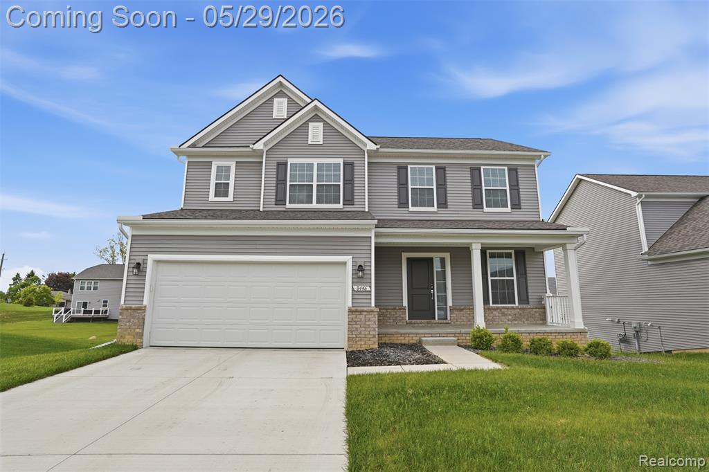 8446 Sandhill Court, White Lake, MI — front exterior