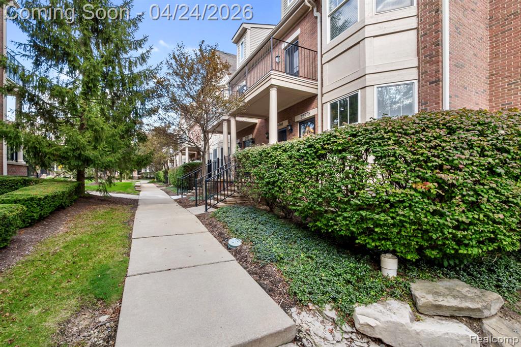 25580 Portico Lane, Novi, MI — front exterior