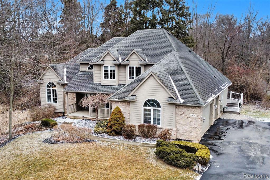 4859 WINDSWEPT Drive, Milford, MI 48380 — front exterior