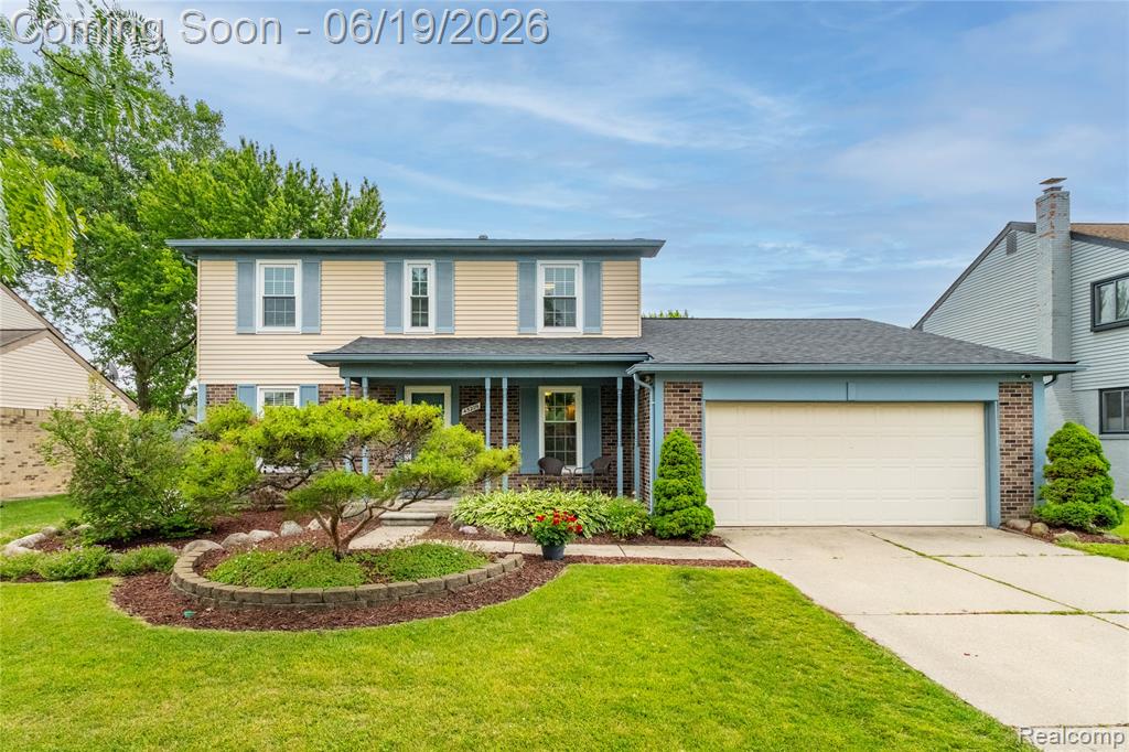 45209 Saltz Road, Canton, MI 48187 — front exterior