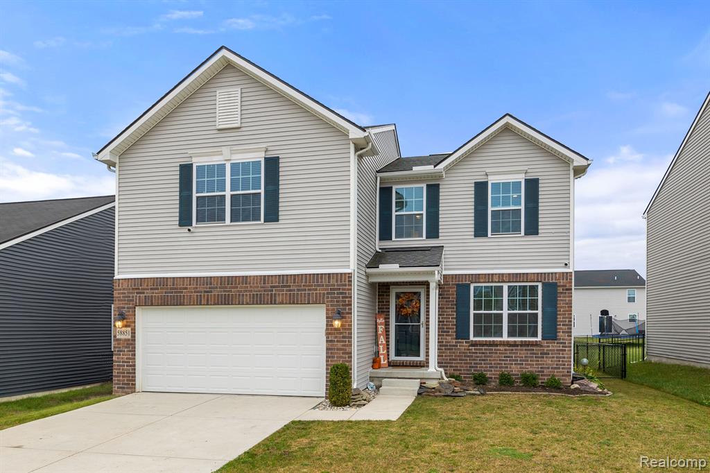 58851 Virginia Circle, New Haven, MI 48048 — front exterior