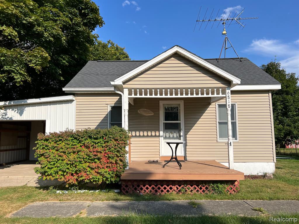 6818 SHERMAN Street, North Branch, MI 48461 — front exterior