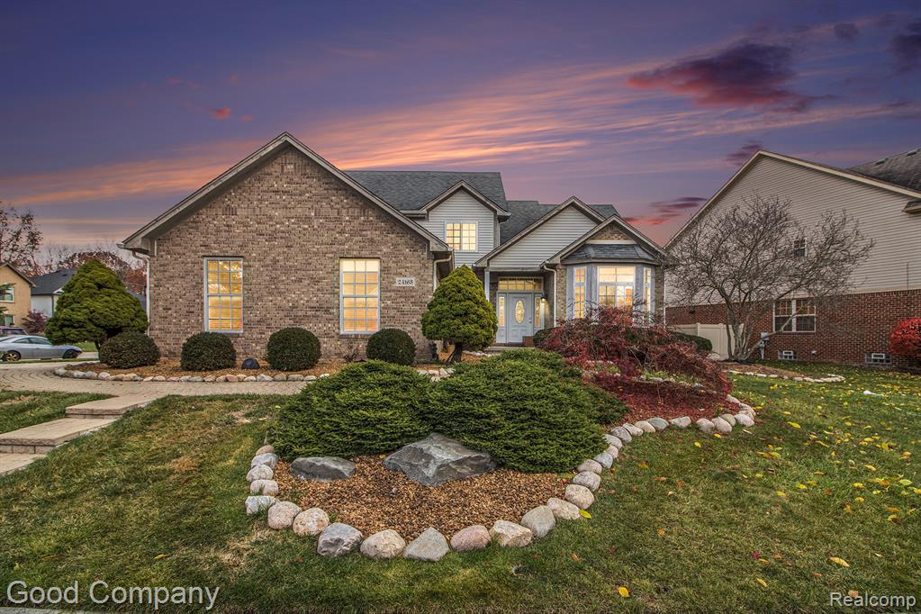 24163 Curt Drive, Brownstown, MI 48183 — front exterior