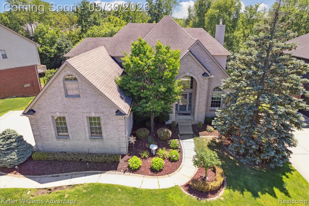 6356 Branford Drive, West Bloomfield, MI — front exterior