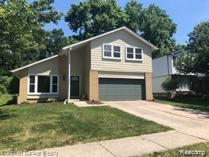 42536 CHERRY HILL Road, Novi, MI — front exterior