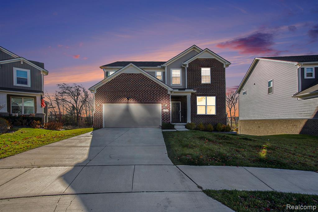 58543 Navarra Drive, South Lyon, MI 48178 — front exterior