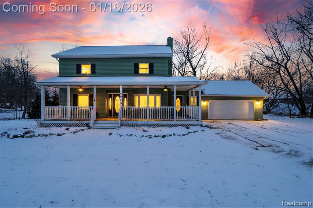 10086 Oakhill Road, Holly, MI 48442 — front exterior