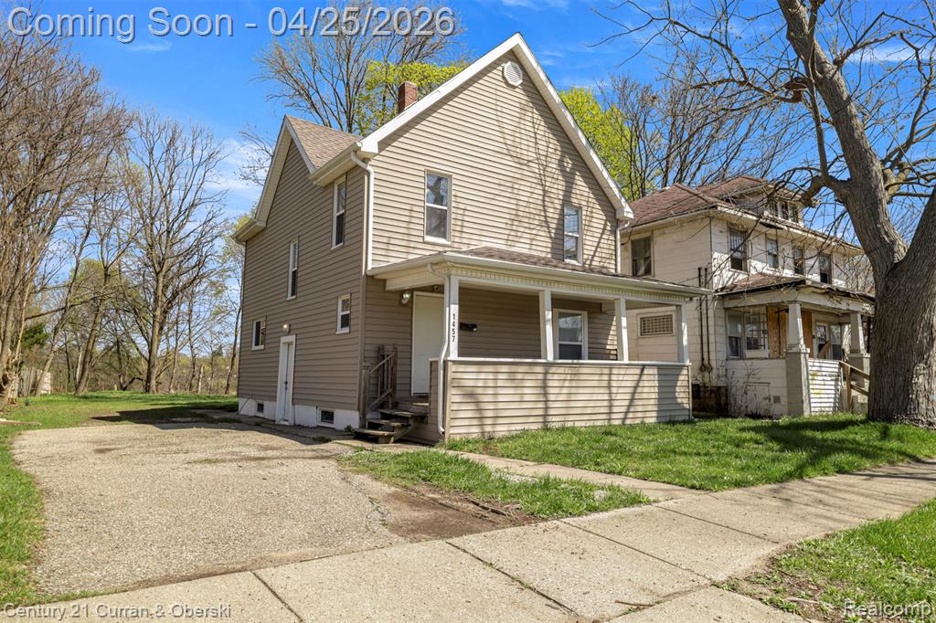 1457 Poplar Street, Flint, MI 48503 — front exterior
