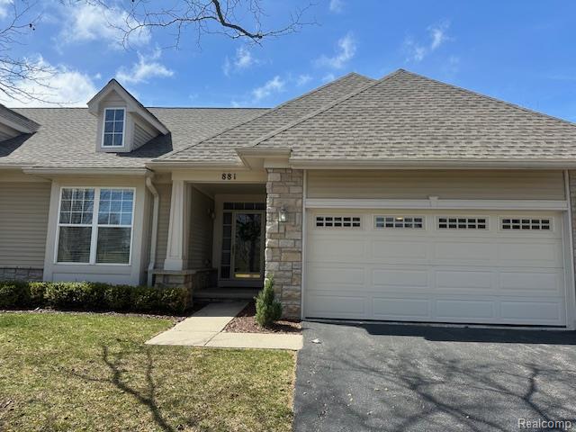 881 Stony Lake Court, Oxford, MI 48371 — front exterior
