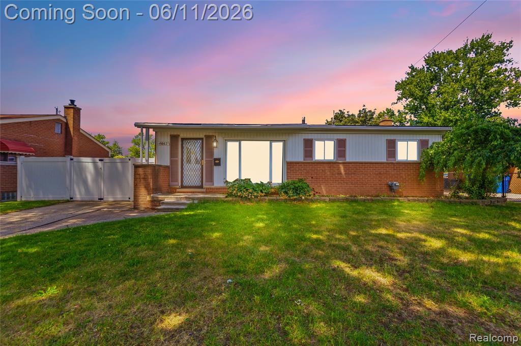 4663 Buchanan Avenue, Warren, MI 48092 — front exterior