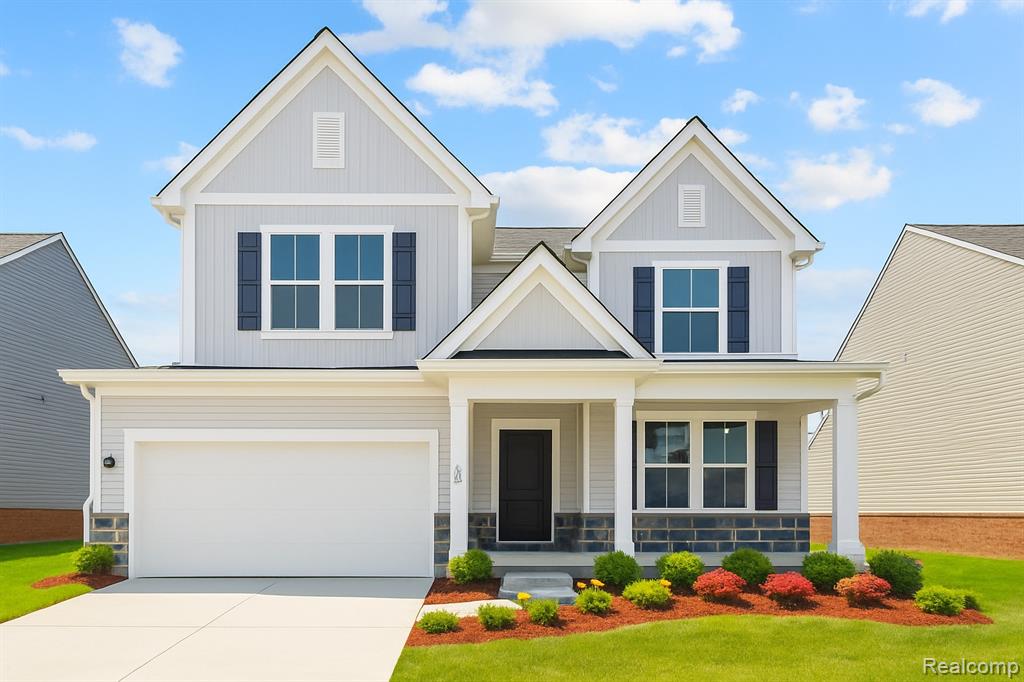 59599 Schuss Gully Drive, New Hudson, MI 48165 — front exterior