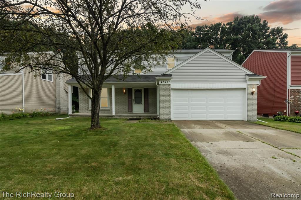 43101 LANCELOT Drive, Canton, MI 48188 — front exterior