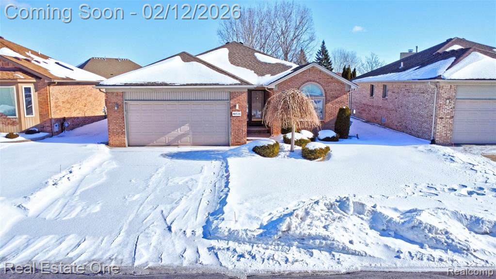 46536 Red River Drive, Macomb, MI 48044 — front exterior