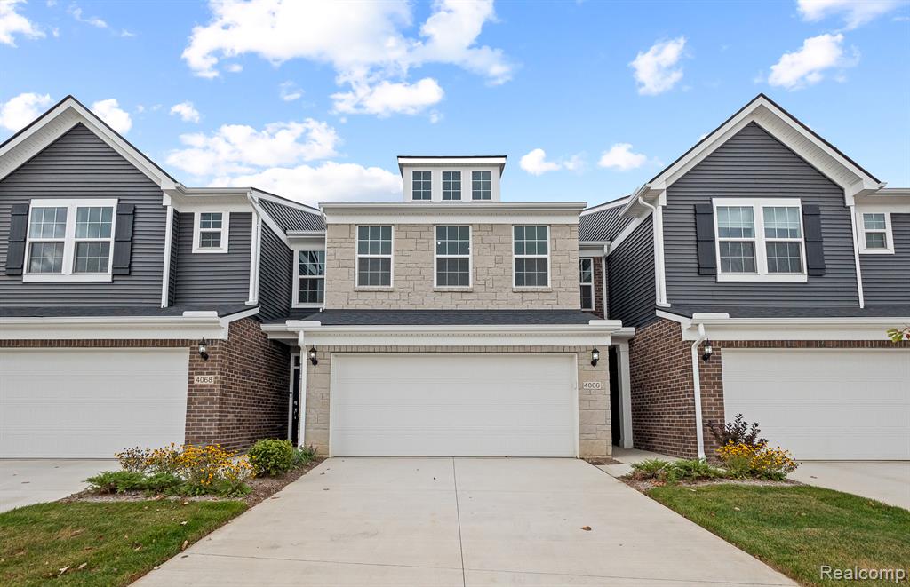 4066 Nottingham Circle, Clarkston, MI — front exterior