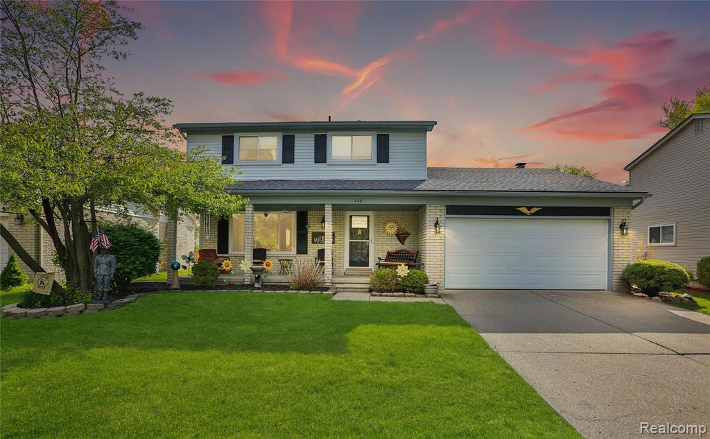 348 Meadowlake Rd, Canton, MI 48188 — front exterior