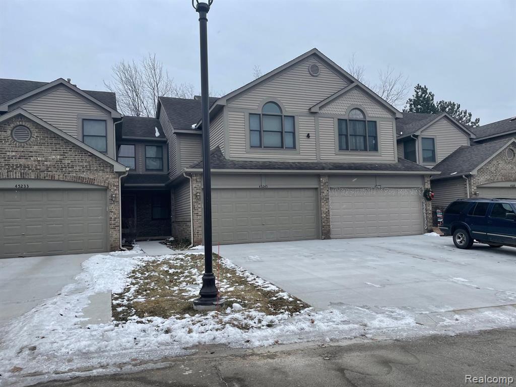 45245 HORSESHOE Circle, Canton, MI 48187 — front exterior
