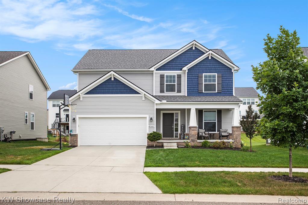 8341 Sharon Drive, White Lake, MI — front exterior