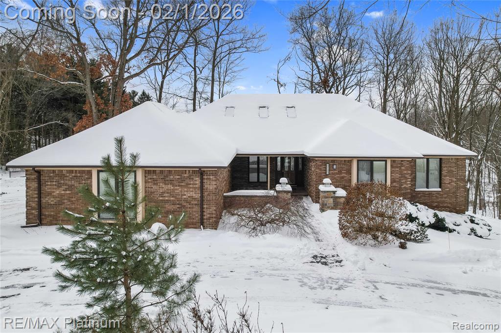 8760 Dann Drive, Brighton, MI 48114 — front exterior