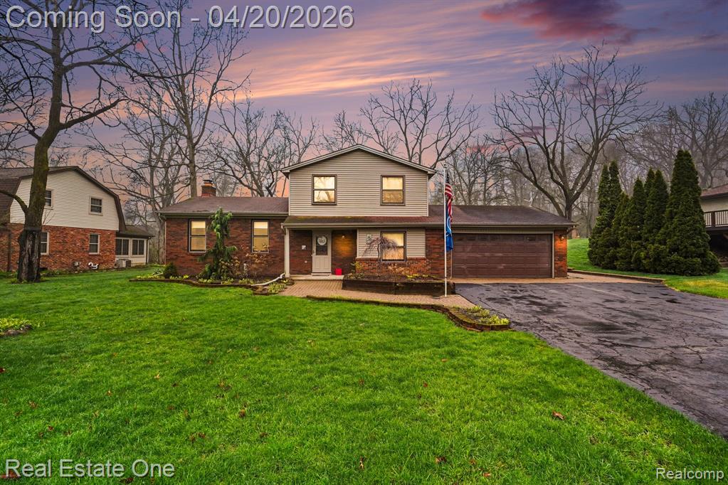 1355 Grebe Road, Highland, MI — front exterior