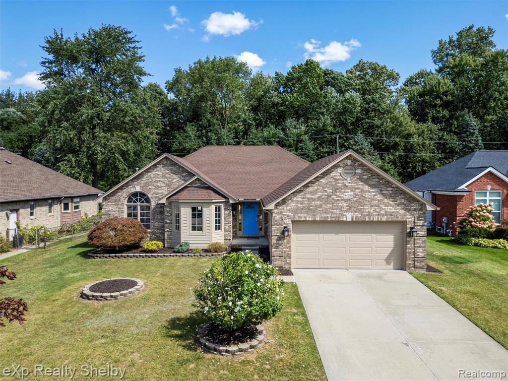 54256 Oconee Drive, Macomb, MI 48042 — front exterior