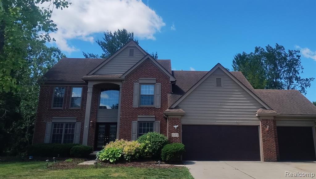 45475 Irvine Drive, Novi, MI — front exterior