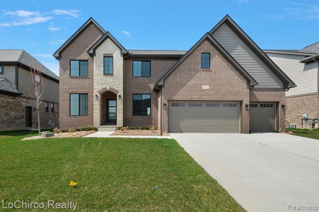 49355 LANGFORD Drive, Macomb, MI 48044 — front exterior