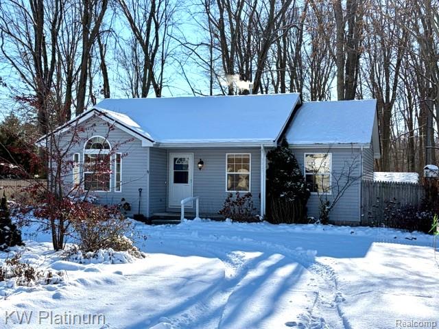 3827 Pine Road, Burtchville, MI 48059 — front exterior